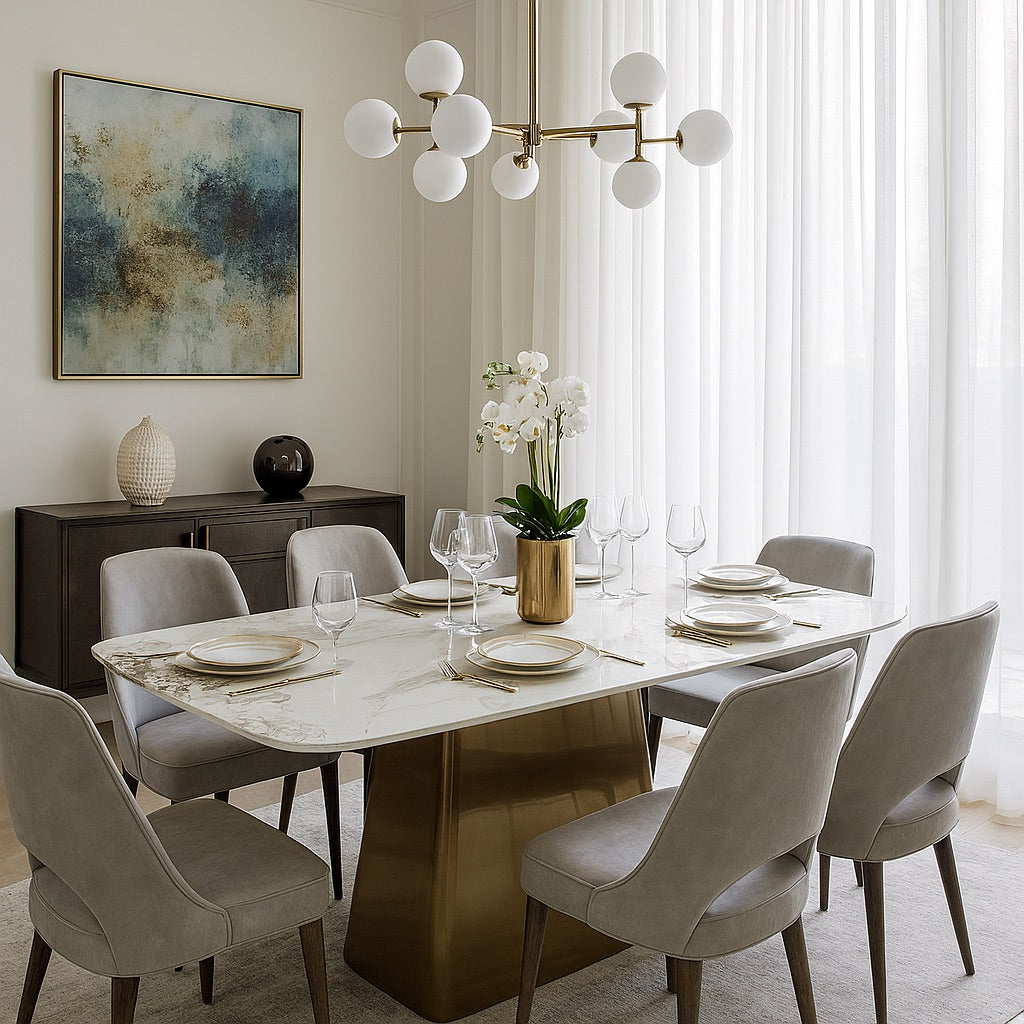 1.6m Luna Dining Table – Sintered Stone