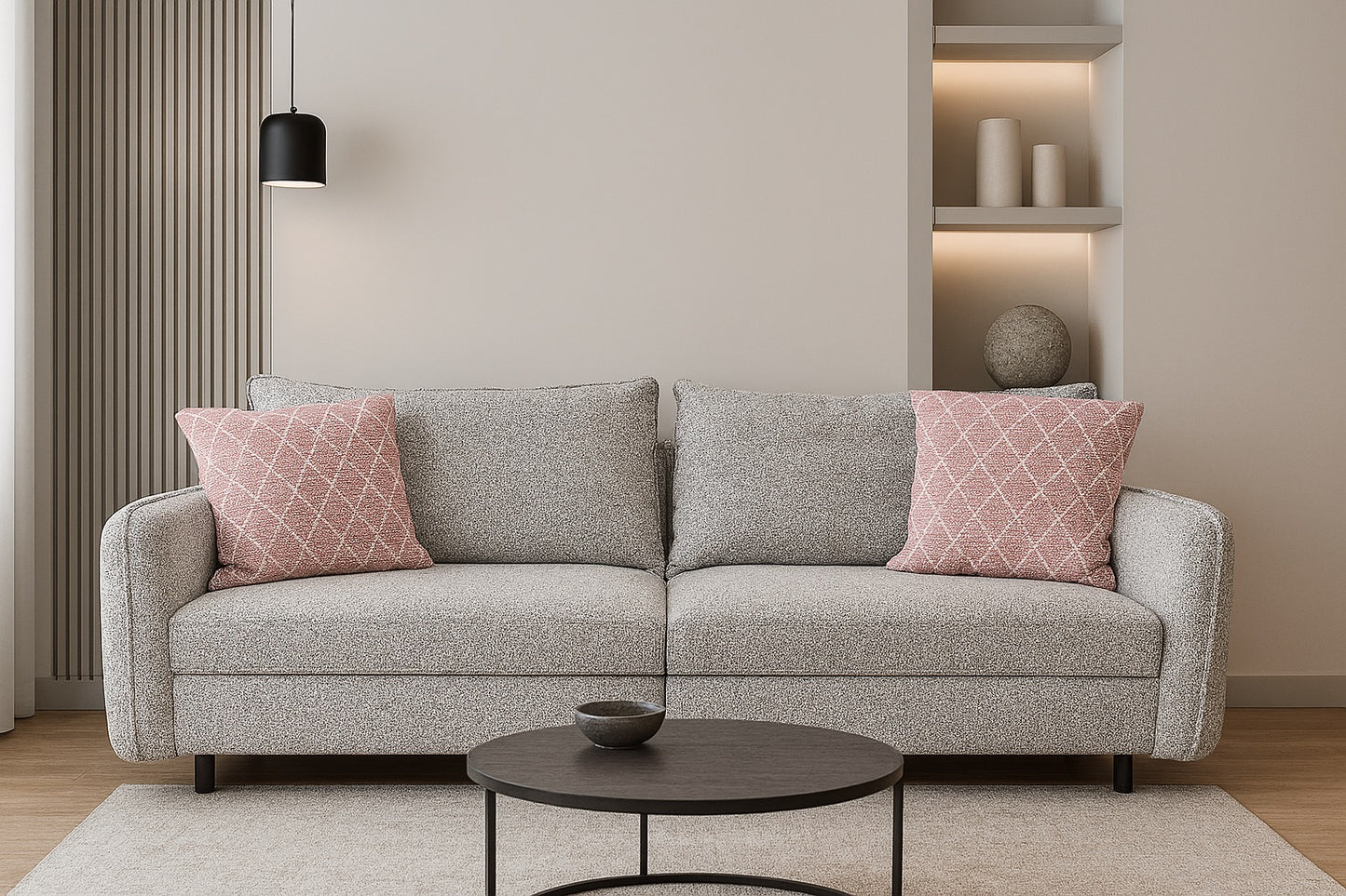 Bouclé Sofa Bed
