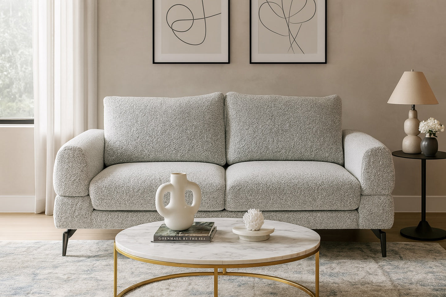 Bouclé Sofa Collection