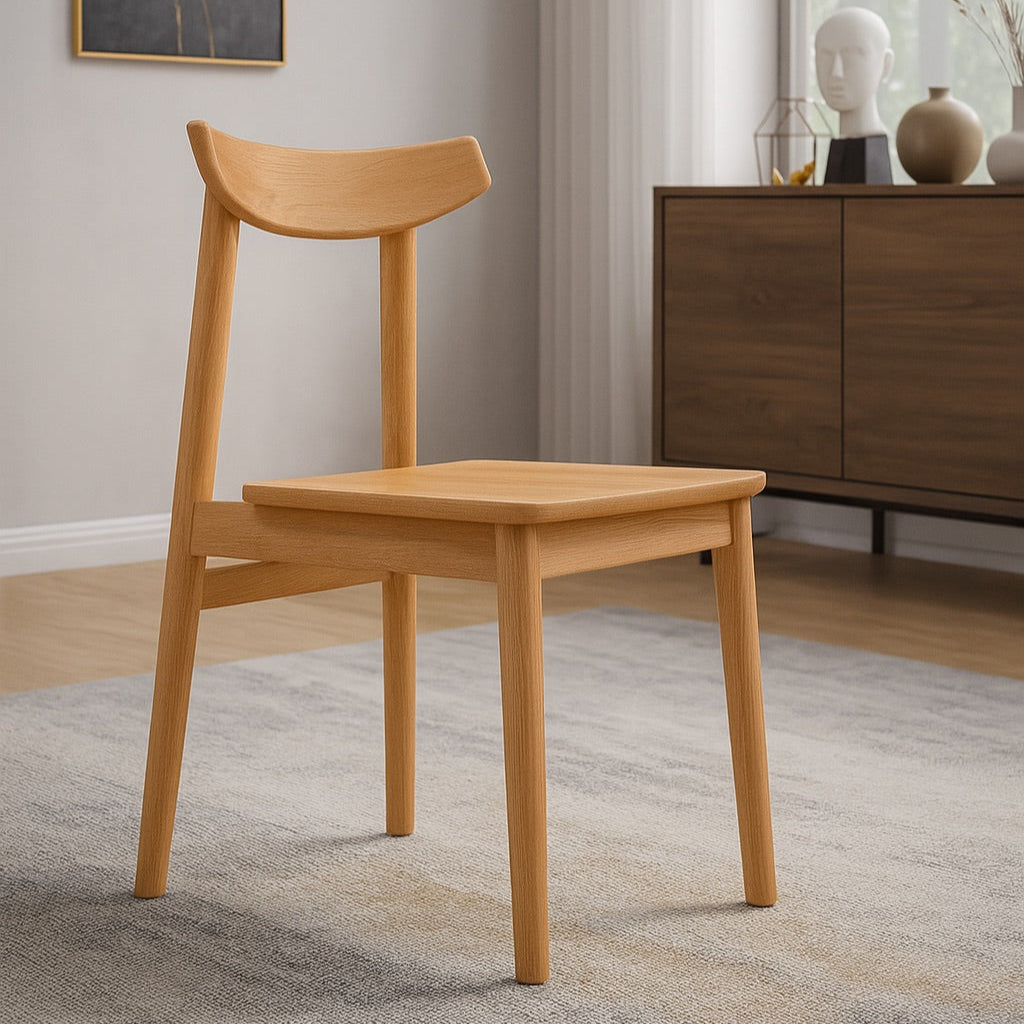 Solid Beech Wood Dining Chair