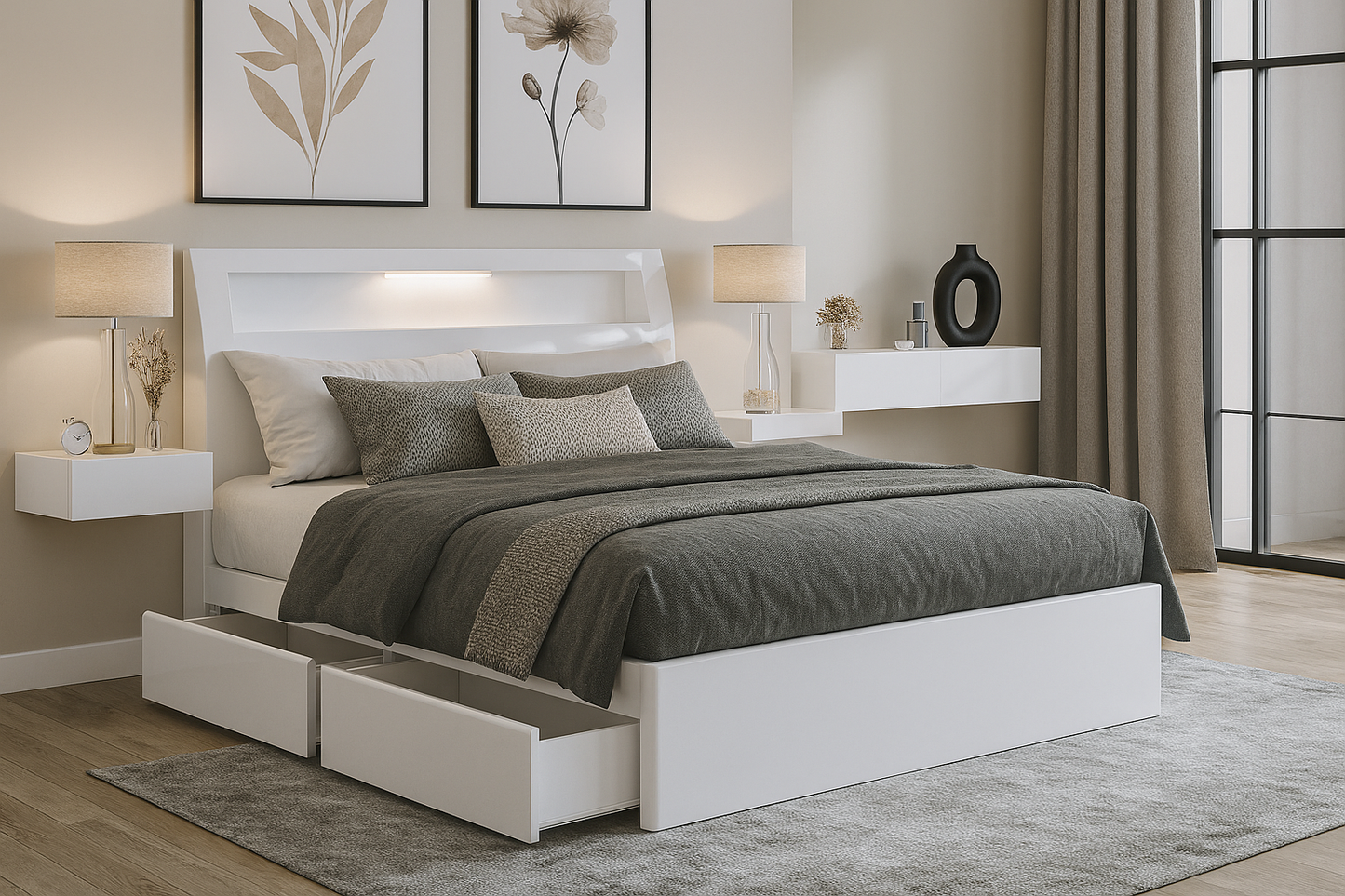 The Alison Storage Bed