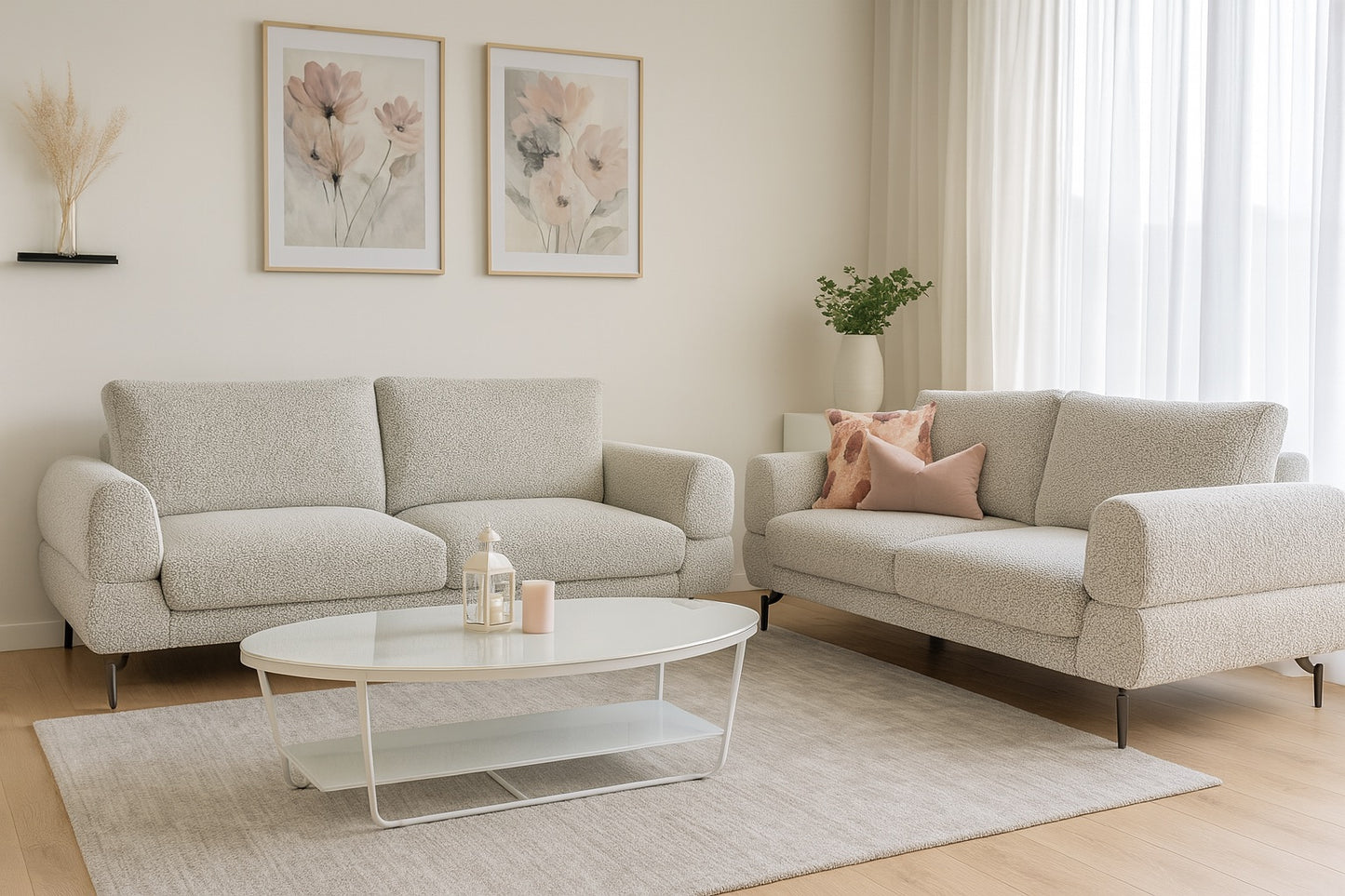 Bouclé Sofa Collection