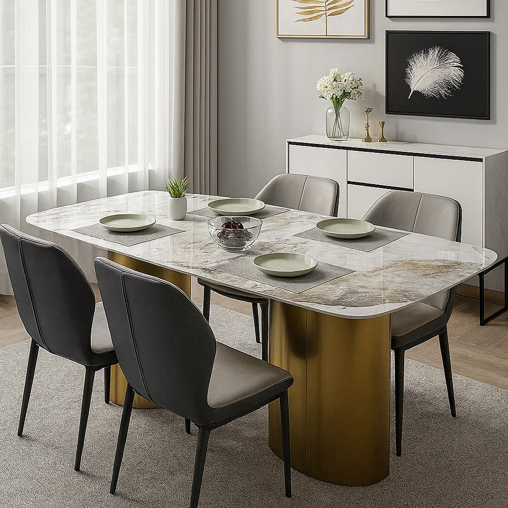 1.6m Milan Dining Table – Sintered Stone