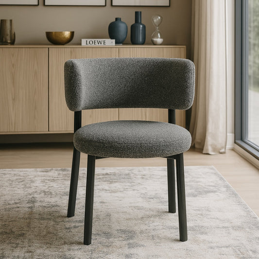 Bouclé Dining Chair