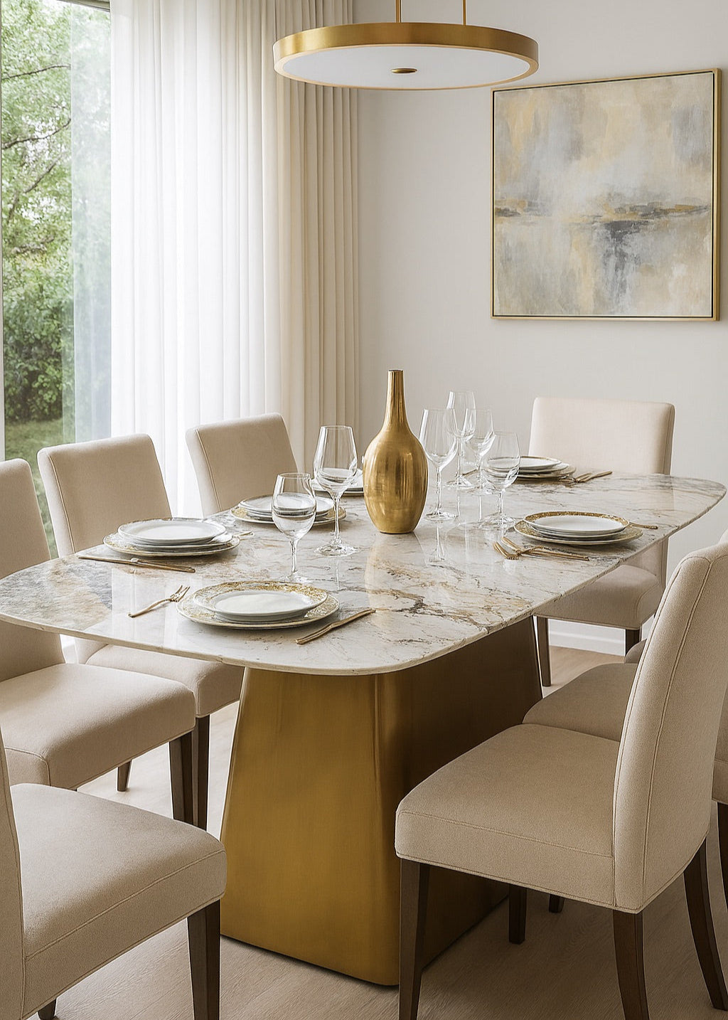 1.6m Luna Dining Table – Sintered Stone