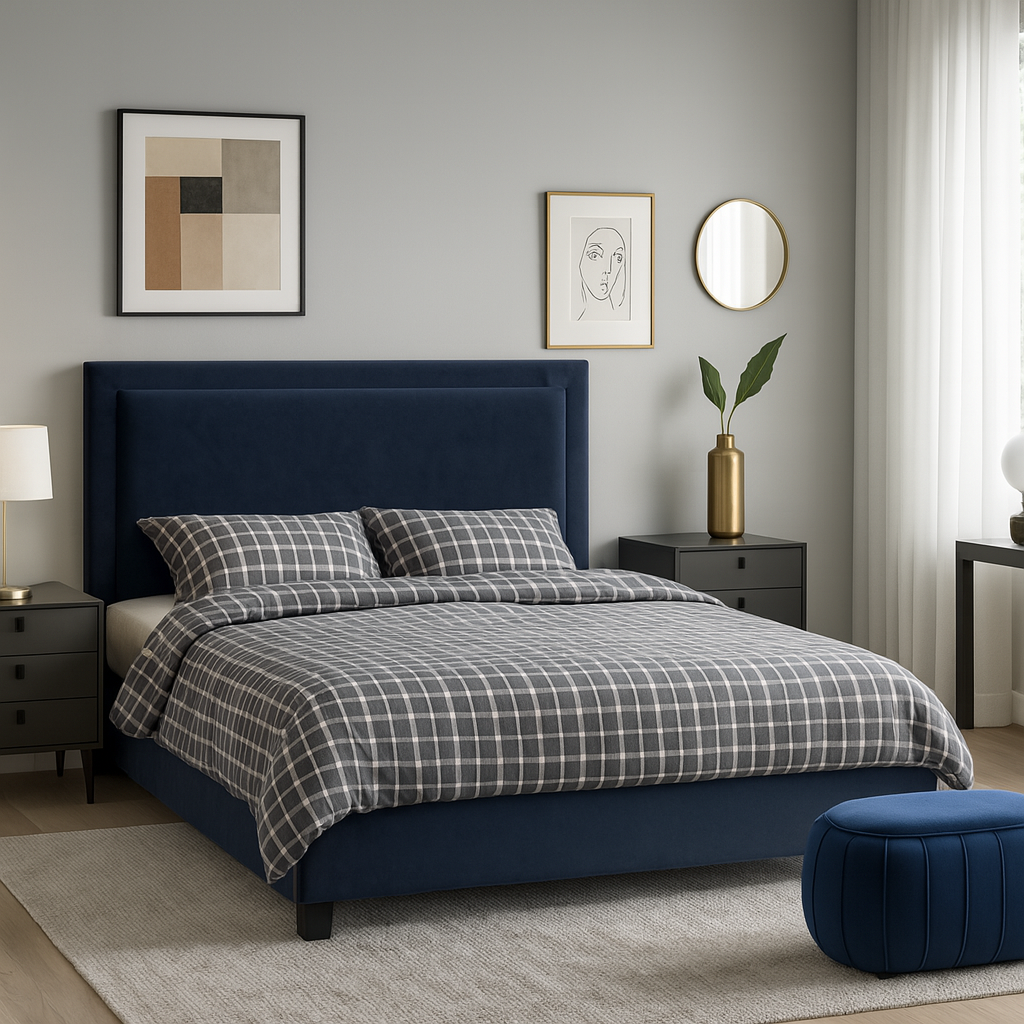 The Lumina Blue Bed