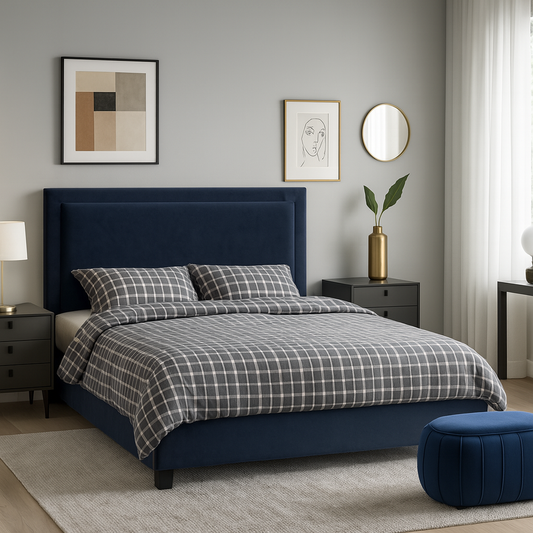 The Lumina Blue Bed