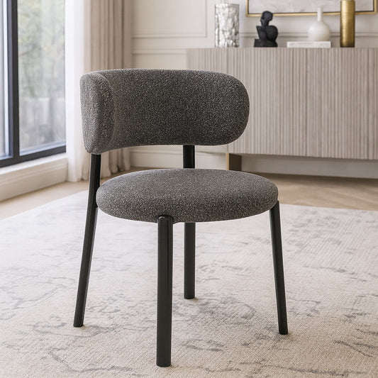 Bouclé Dining Chair