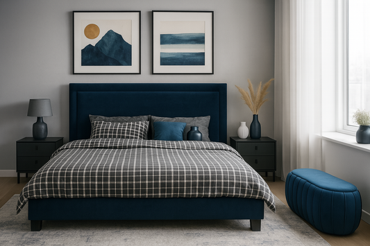 The Lumina Blue Bed