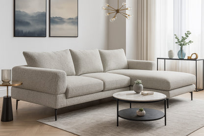 Bouclé Sectional Sofa