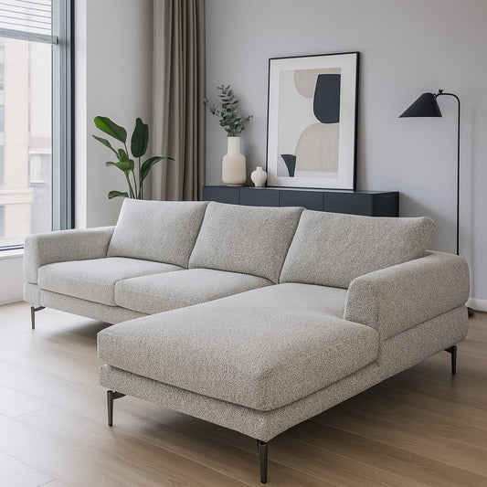 Bouclé Sectional Sofa