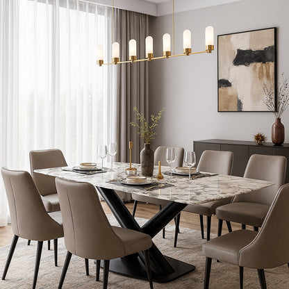 1.6m Siena Dining Table – Luxury Stone