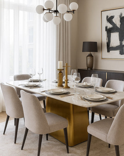1.6m Luna Dining Table – Sintered Stone