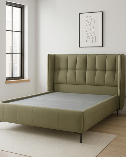 The Olive Wingback Bed