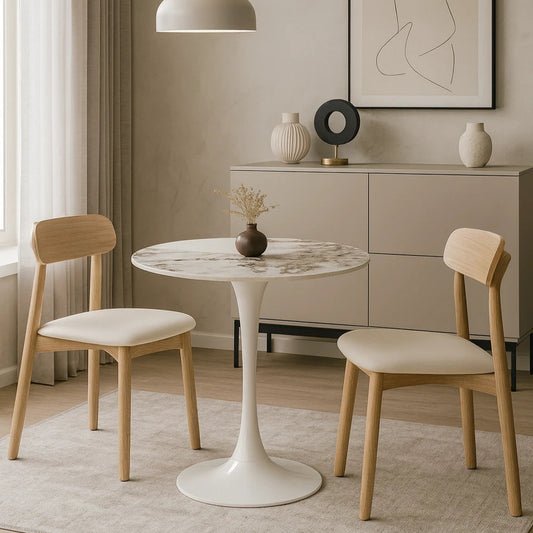 Round Bistro Table – Sintered Stone (5 Sizes)